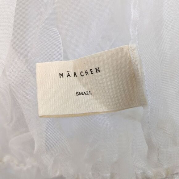 Marchen Silk Tulle Midi Skirt - Picture 8 of 10